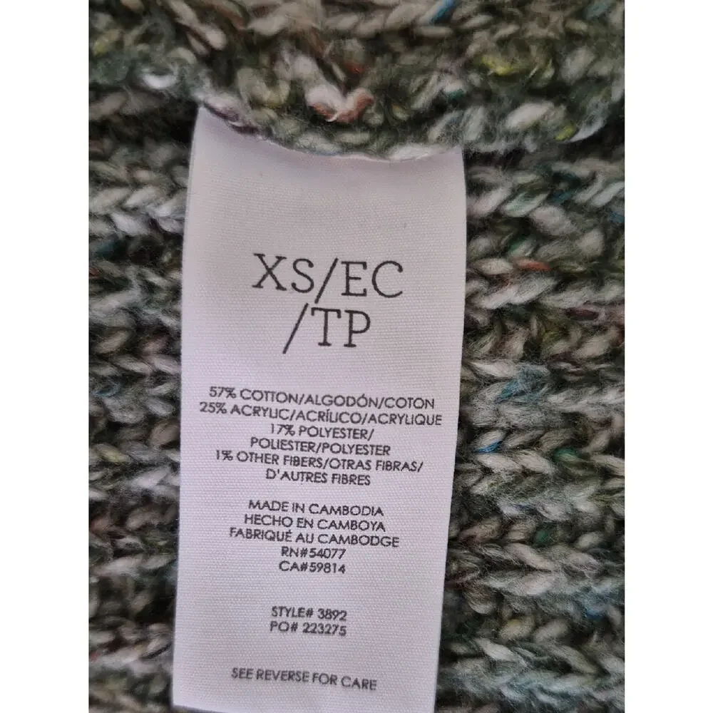Cabi Open‎ Front Cardigan Green Size XS